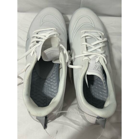 Nike Alpha Huarache 8 Men's 13 Pro Lacrosse Cleats White LAX - Picture 4 of 5